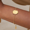 Vintage Rhinestone Star Moon Bracelet - DippedShop Wholesale - #7923