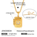 Trendy Oval Pendant Photo Locket Necklace 6W6JNC405L