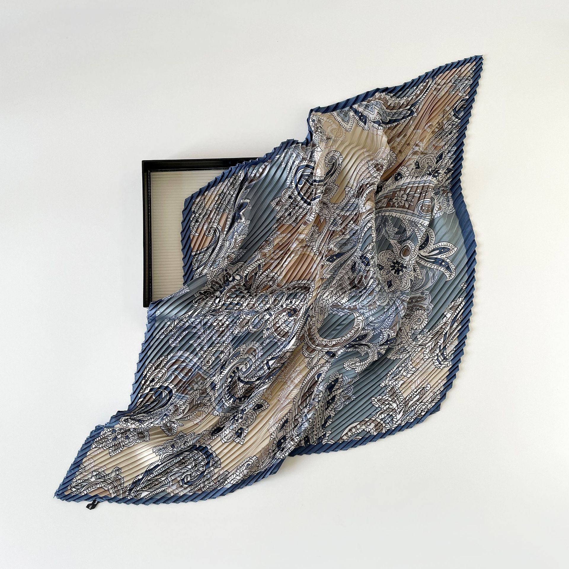 Vintage Pleated Scarf - DippedShop Wholesale - #8995