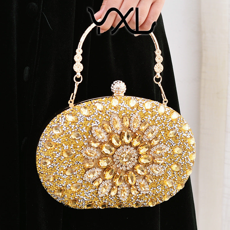 Full Rhinestone Colorful Party Handbag DPB251705