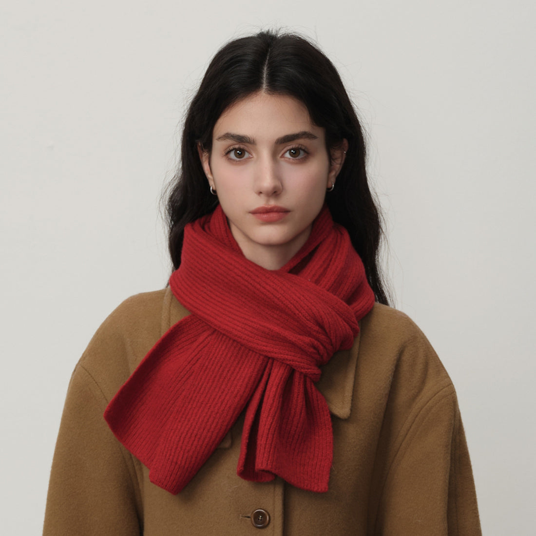 Knit Wool Scarf - DippedShop Wholesale - #6387
