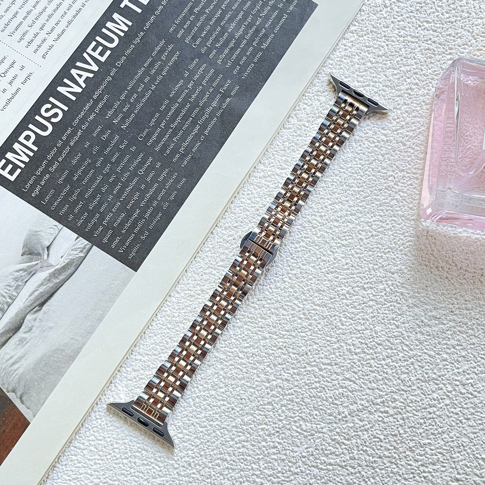 Minimalist Stainless Steel Slim Watch Band 6W6JWA85