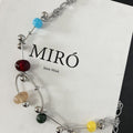 Handmade Beaded Chain Necklace - DippedShop Wholesale - #8003