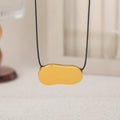 Trendy Irregualr Gold Plated Braided Cord Necklace 6W6JNC400L