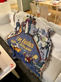 Retro Beatles Blanket - DippedShop Wholesale - #7331