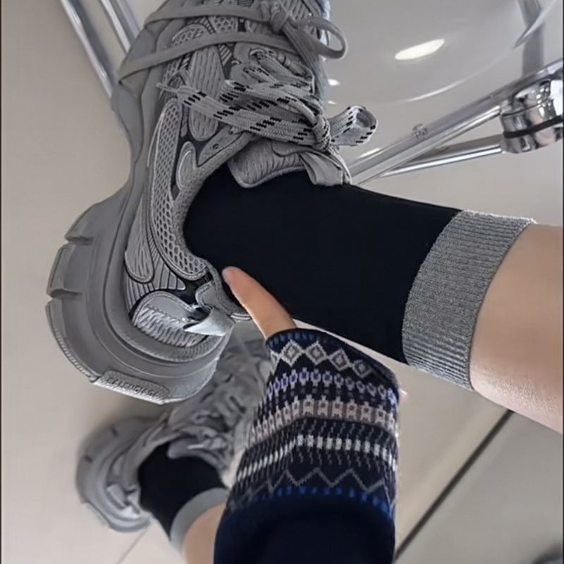 Striped Scrunch Socks - DippedShop Wholesale - #6515