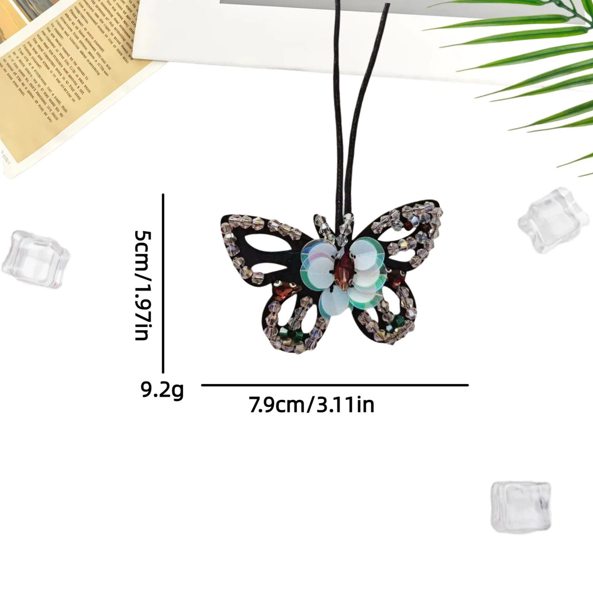 Cute Cartoon Rhinestones Horse Pendant Bag Charm 6W10BBC803