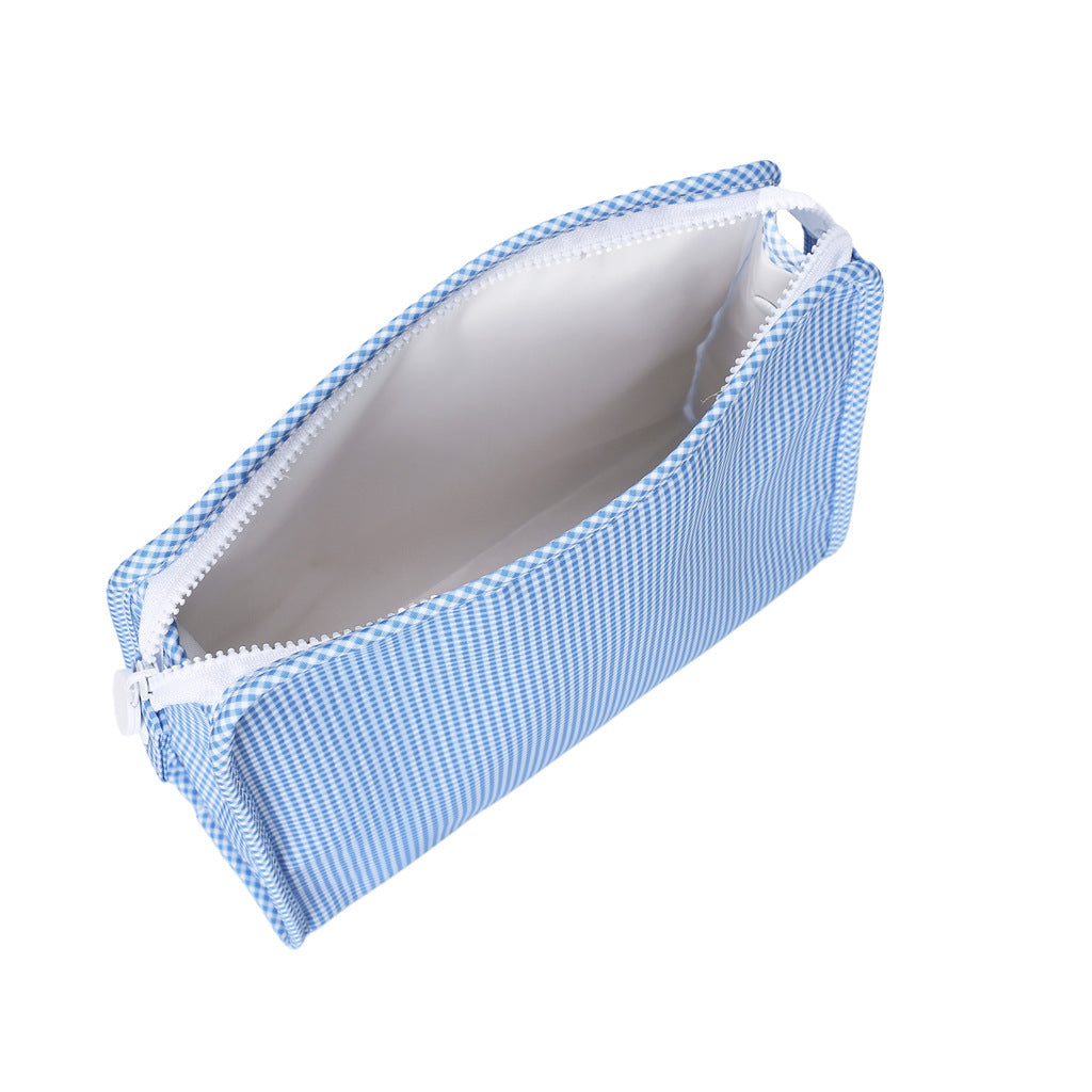 Minimalist Plaid Pattern Large Capacity Cosmetic Bag 6C5CO279