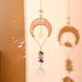 Colorful Moon Crystal Pendant Hanging Suncatchers MK2CZAS6H7HLS62