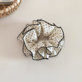 Polka Dot Wide Ruffled Hair Scrunchie MK2BLW6W6HSR12