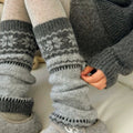 Fair Isle Knit Leg Warmers - DippedShop Wholesale - #4483
