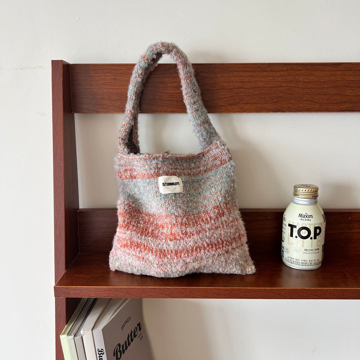 Ombre Knit Shoulder Bag - DippedShop Wholesale - #1651