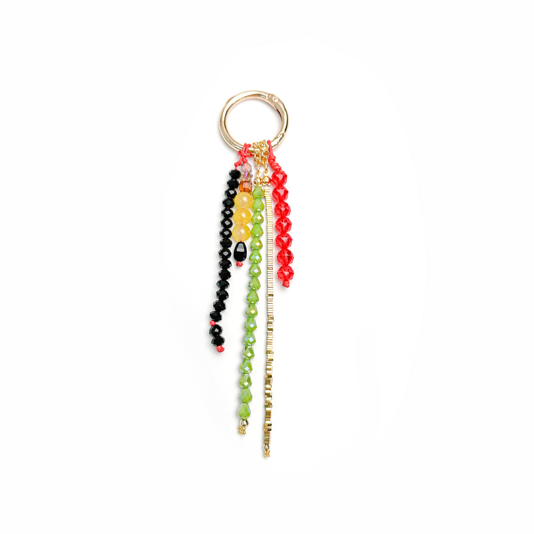 Crystal Beaded Tassel Charm - DippedShop Wholesale - #4307