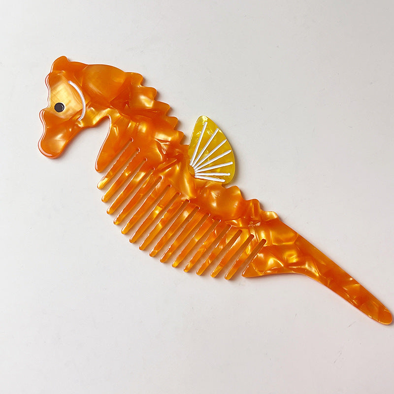 Creative Bear Shape Acetate Hair Combs MK2BLM6C5CB82