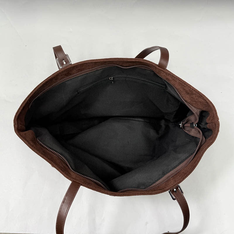 Minimlaist Solid Color Large Capacity Tote Bag 6W10BBG1860