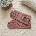 Leather Mesh Driving Gloves - DippedShop Wholesale - #2915