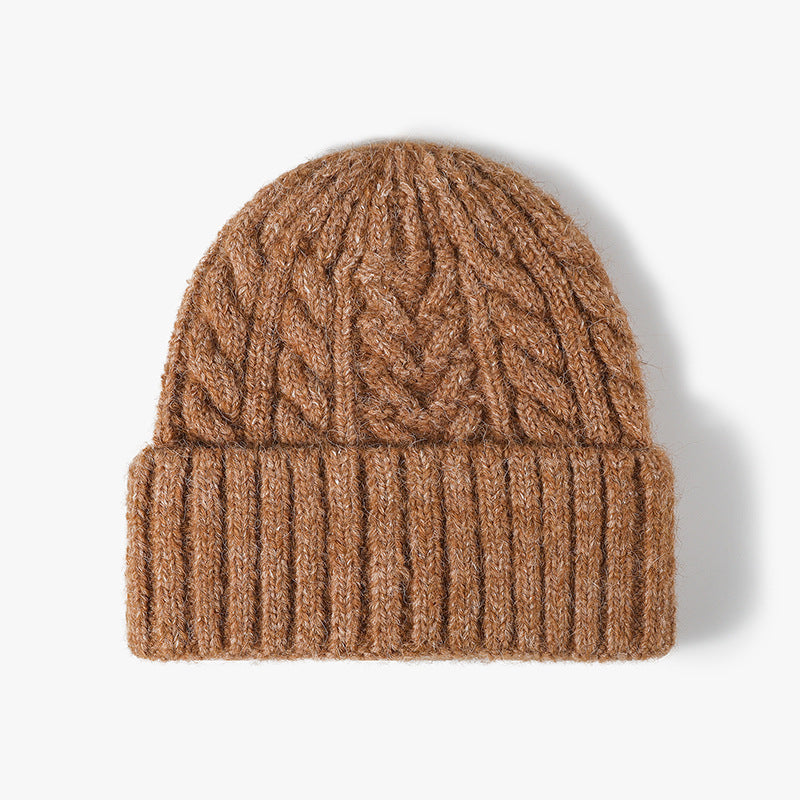 Cable Knit Beanie Hat - DippedShop Wholesale - #8419