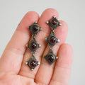 Geometric Cubic Zirconia Earrings - DippedShop Wholesale - #1619