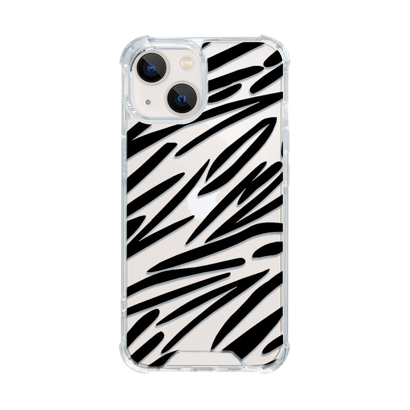 Zebra Print Graffiti Shockproof Protection iPhone Case 6Z13HPC208