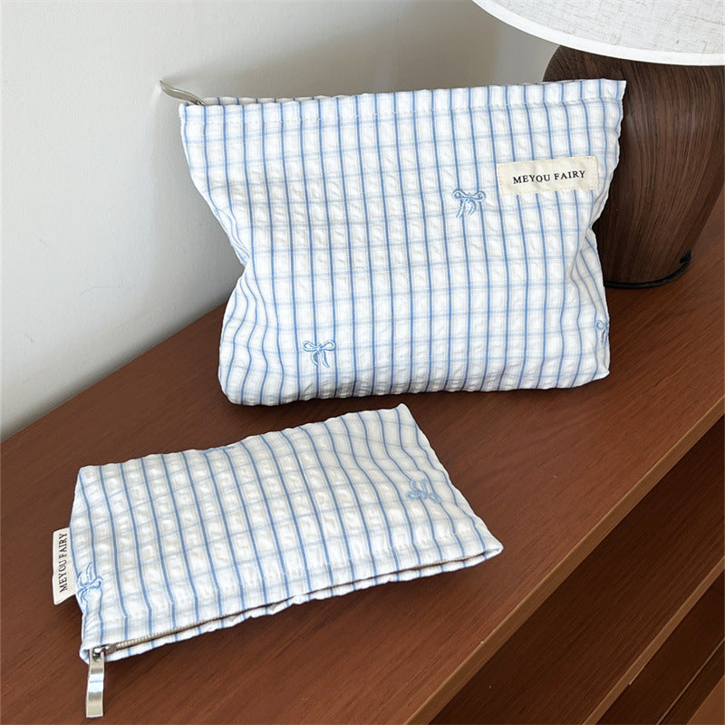 Striped Makeup Bag - DippedShop Wholesale - #7107