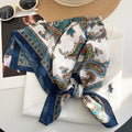 Retro Paisley Print Jacquard Neckerchief Square Scarf MK2BW6W6NSI08