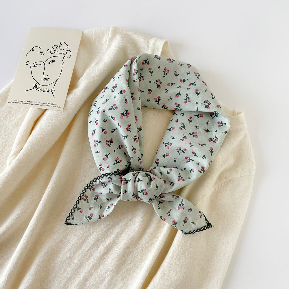 Vintage Flower Scarf - DippedShop Wholesale - #4531
