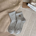 Cute 3D Floral Lace-Trim Ankle Socks 6W8FSO692