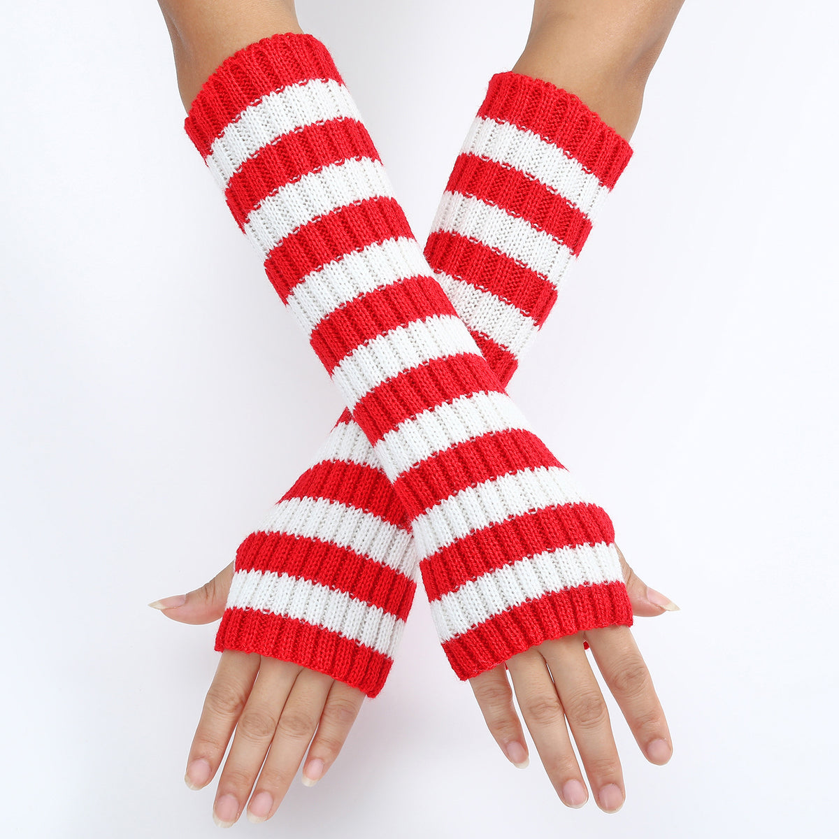 Fingerless Arm Warmers Gloves - DippedShop Wholesale - #3459