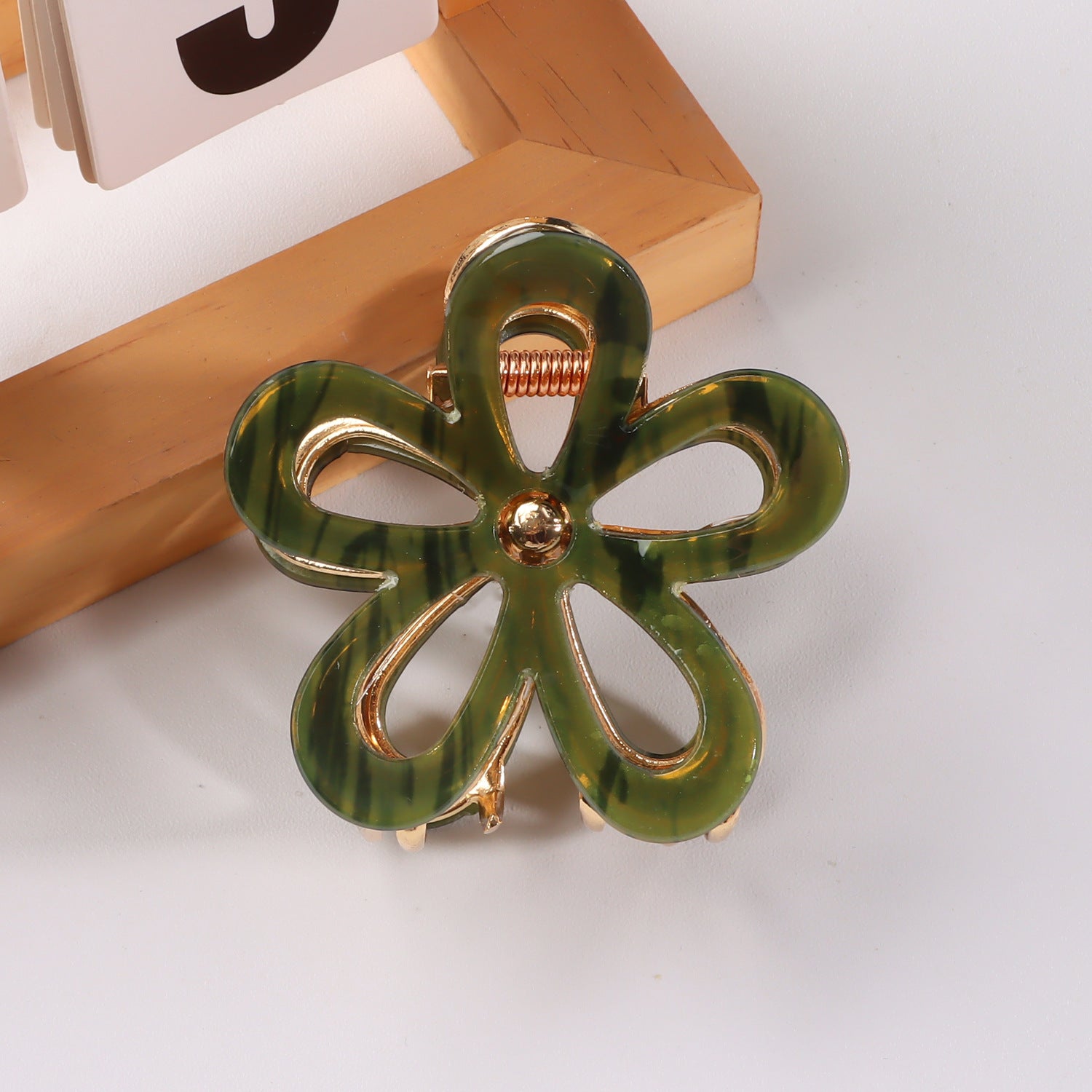 Danity Colorful Flower Mini Metal Hair Claw MK2PPM6W6HCP357
