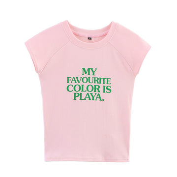 Fashion Sleeveless Crew Neck Crop Top DP25D416