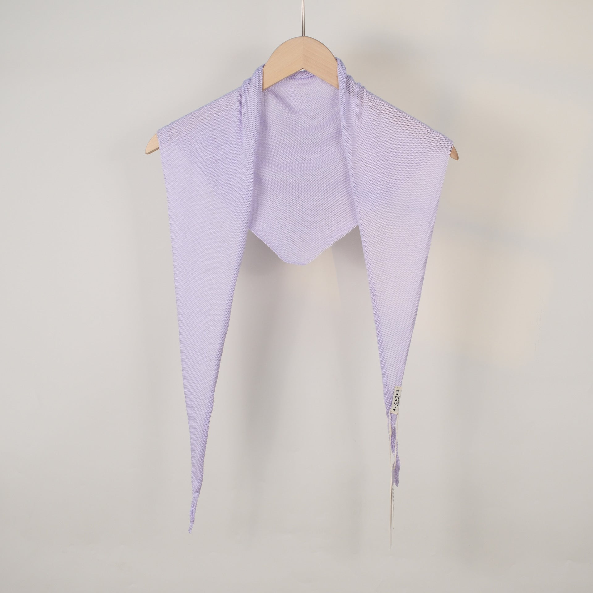 Fashion Solid Color Headscarf Triangle Knit Scarf 6W6NSC45