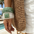 Chunky Oval Resin Wide Bangle Bracelet 6W6JBR606