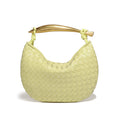 Fashion Solid Color Woven Crescent Handbag 6W10BBG2423