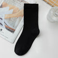 Solid Cotton Mid Calf Socks - DippedShop Wholesale - #1491