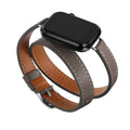 Simple Solid Color PU Leather Watch Band 6W6JWA135