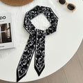 Floral Silk Headscarf with Waist Belt - DippedShop Wholesale - #8387