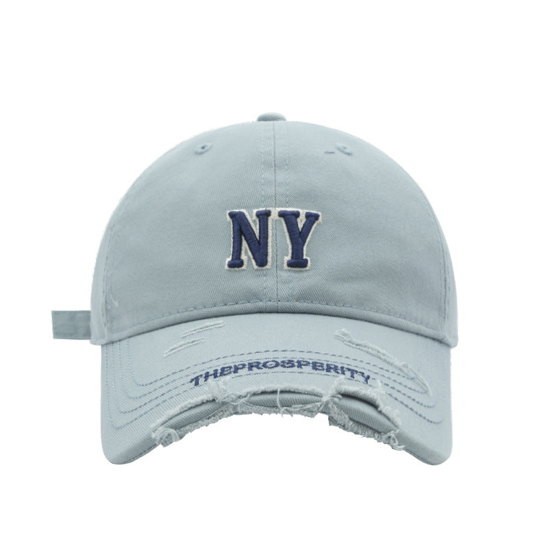 Ripped Letter Embroidered Baseball Caps DPJBC0104