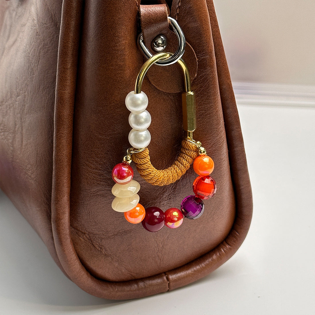 Beaded Braided Bag Charm - DippedShop Wholesale - #0467
