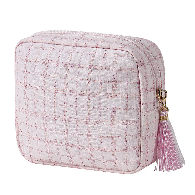 Fresh Color Block Plaid Drawstring - DippedShop Wholesale - #6643