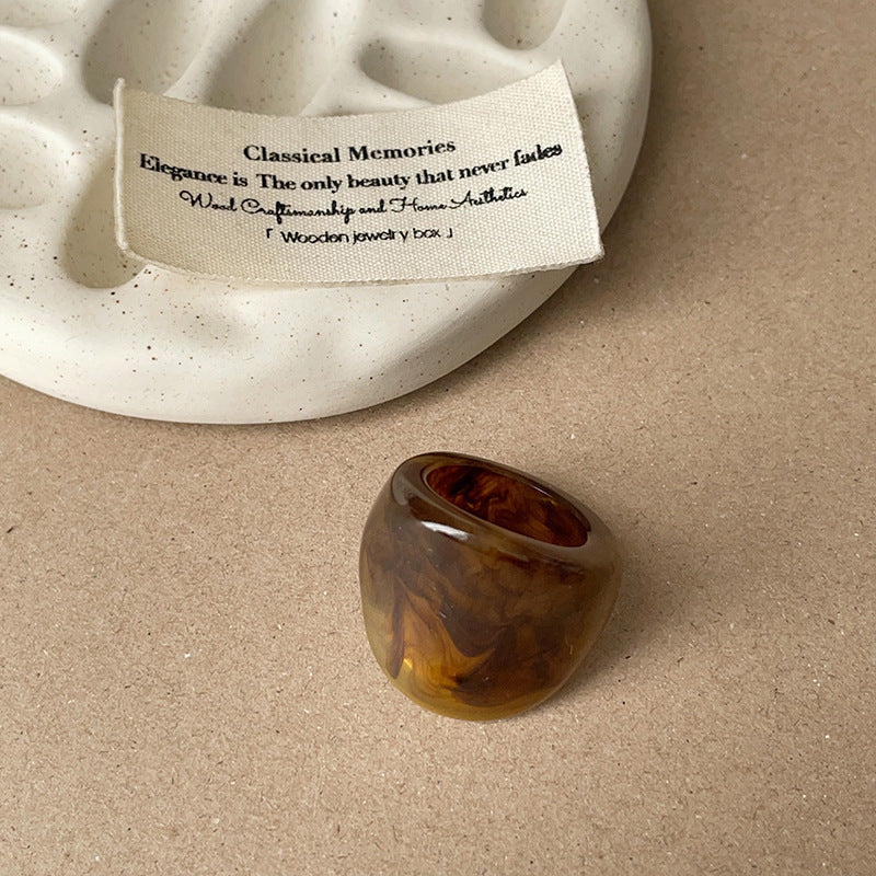 Chunky Resin Ring - DippedShop Wholesale - #3107
