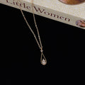 Minimalist Teardrop CZ Choker - DippedShop Wholesale - #9011