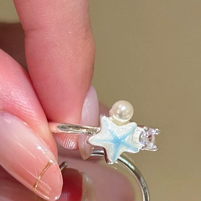 Blue Starfish Shell Stackable - DippedShop Wholesale - #2115