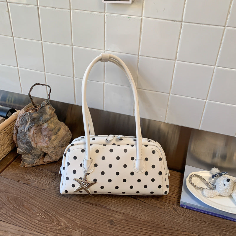 Cute Polka Dots Handbag Shoulder Bag 6W10BBG1898
