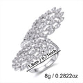 Butterfly Rhinestone Open Ring - DippedShop Wholesale - #4099
