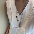 Trendy Seashell Pendant Multi-Layered Chain Necklace 6W6JNC1062