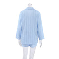 Jacquard Solid Sleepwear Set - DippedShop Wholesale - #7859