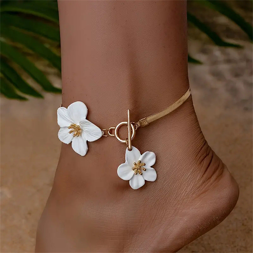Boho Big Flower Beach Chian An - DippedShop Wholesale - #7555