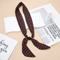 Cute Polka Dots Beaded Decor Silk Scarf 6W6NSI214