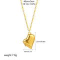 Gold Plated Oval Pendant Necklace - DippedShop Wholesale - #5075