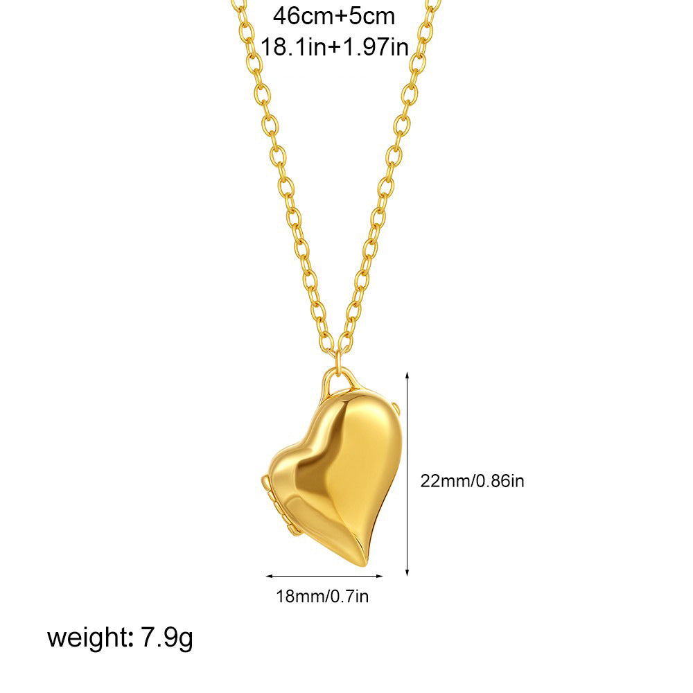 Gold Plated Oval Pendant Necklace - DippedShop Wholesale - #5075